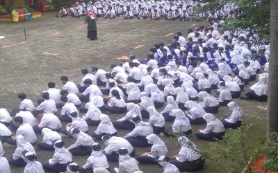 Apel Pagi Siswa SMP Negeri 13 Semarang